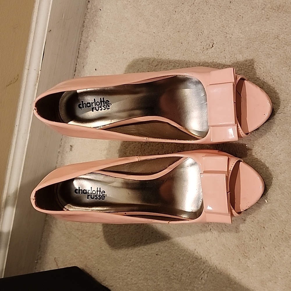 Size 10 Barbie pink Charlotte Russe Heels.